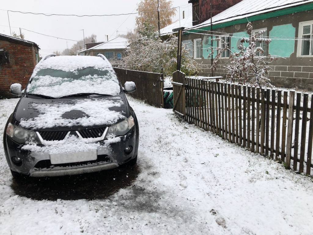 Алтайский край завалило снегом Фото №2