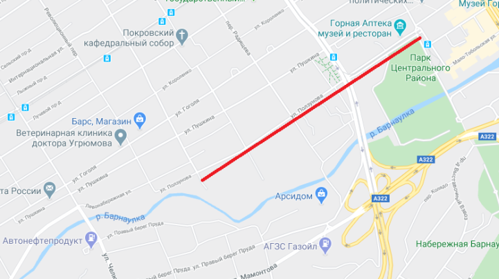 В Барнауле приступили к ремонту дороги на Ползунова Фото №1