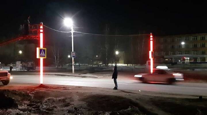 В Бийске установят модернизированные светящиеся столбы Фото №1