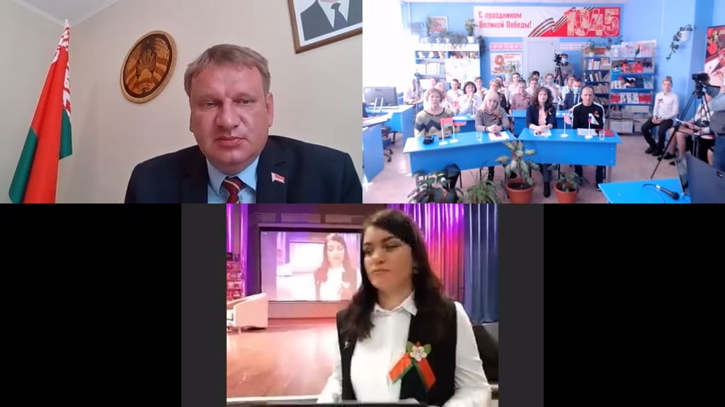 В Барнауле состоялся телемост между алтайскими и белорусскими школьниками Фото №3