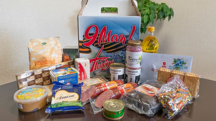 829 продуктовых наборов для ветеранов приготовили в Алтайском крае Фото №1