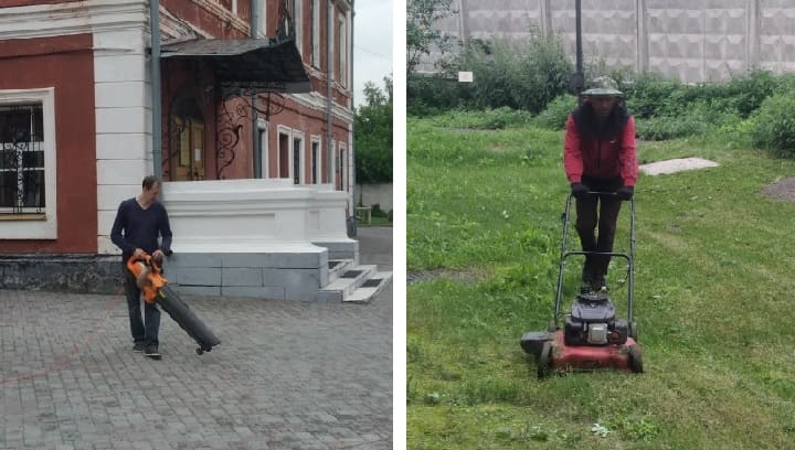 176 должников-алиментщиков вышли на уборку улиц Барнаула Фото №1