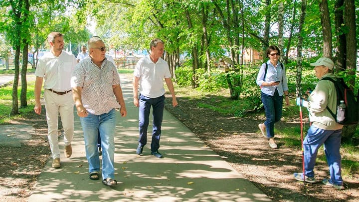 В парке «Лесная сказка» приведут в порядок пешеходные дорожки Фото №1