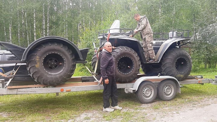 Катунскому заповеднику на юбилей подарили снегоболотоход Фото №1