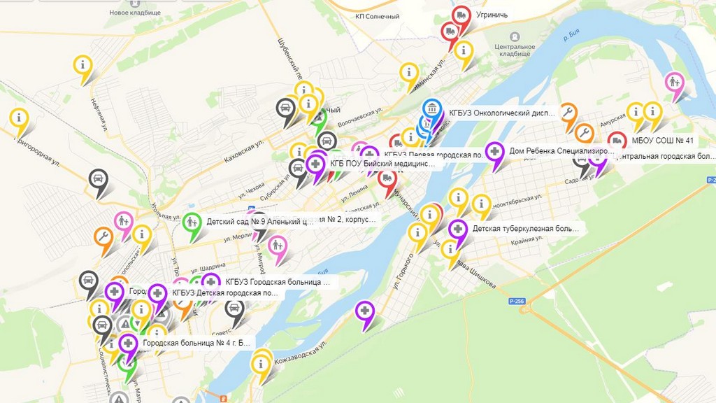 Интерактивную карту строительных и ремонтных работ запустили в Бийске Фото №1
