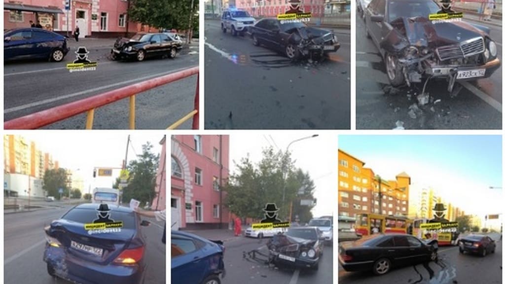 На Красноармейском проспекте в Барнауле произошло ДТП Фото №1