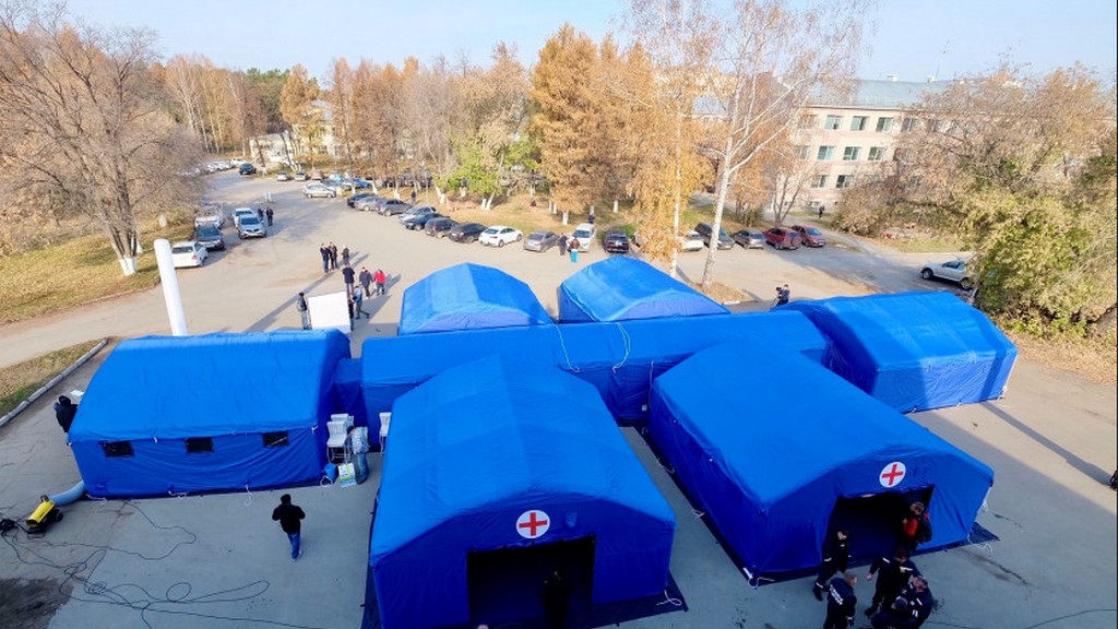 В Новосибирской области появился универсальный мобильный госпиталь Фото №1