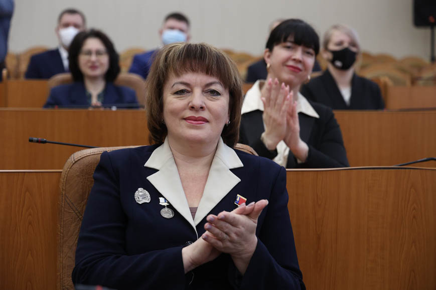 В правительстве Алтайского края прошла церемония вручения государственных наград Фото №7