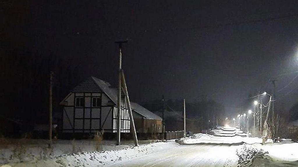 В пригороде Барнаула появились две новых линии уличного освещения Фото №2