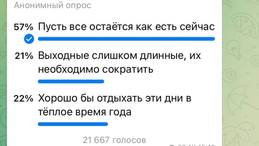 Вячеслав Володин запустил опрос по поводу новогодних праздников Фото №1