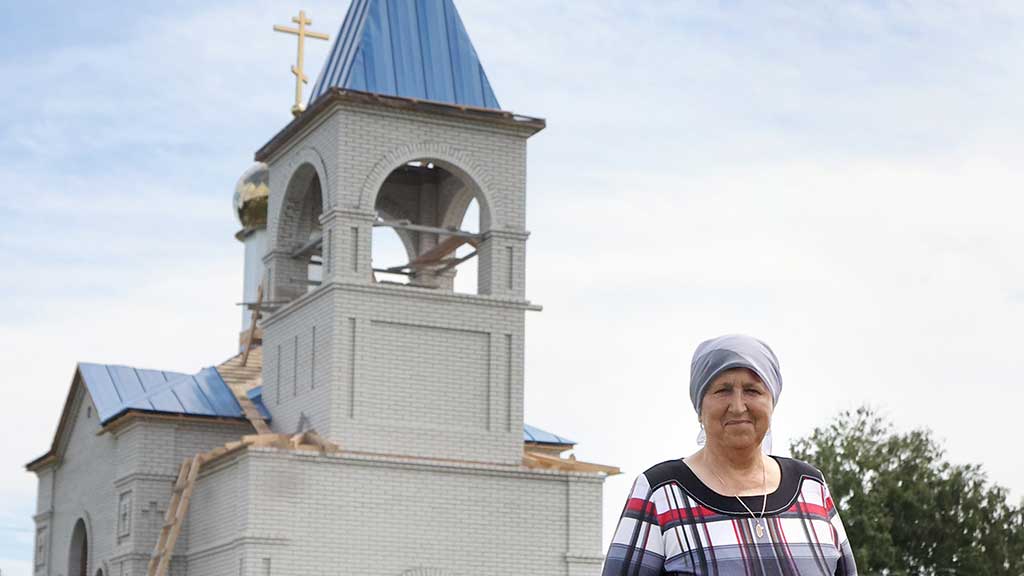 В селе Ануйском возводится храм Рождества Христова Фото №2