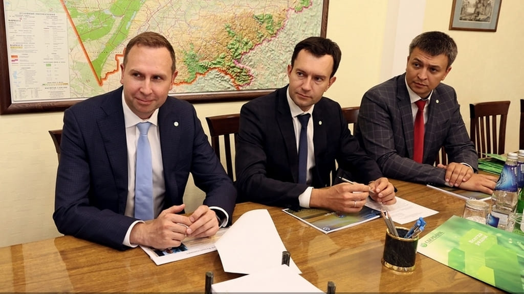 Виктор Томенко встретился с новым председателем Сибирского Сбербанка Фото №2