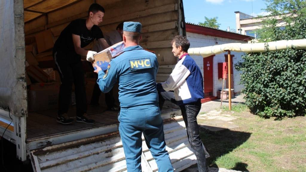 Гуманитарный груз из Алтайского края доставлен в Славяносербский район Фото №2