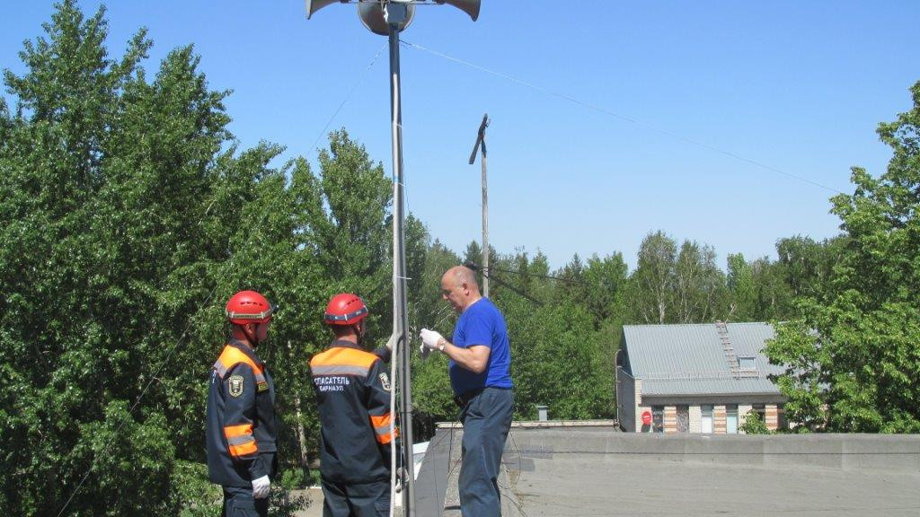В Барнауле установили две новые сирены для оповещения людей во время ЧС Фото №5