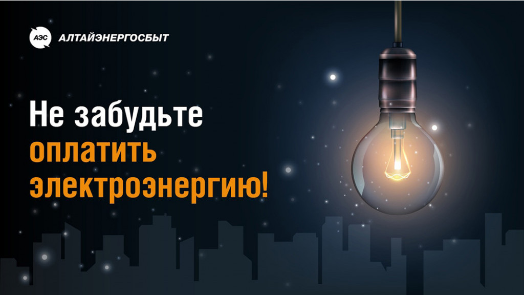 «Алтайэнергосбыт»: в Новый год без долгов Фото №1