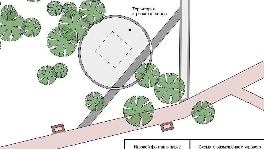 В барнаульском парке "Изумрудный" появится светящийся пешеходный фонтан Фото №1