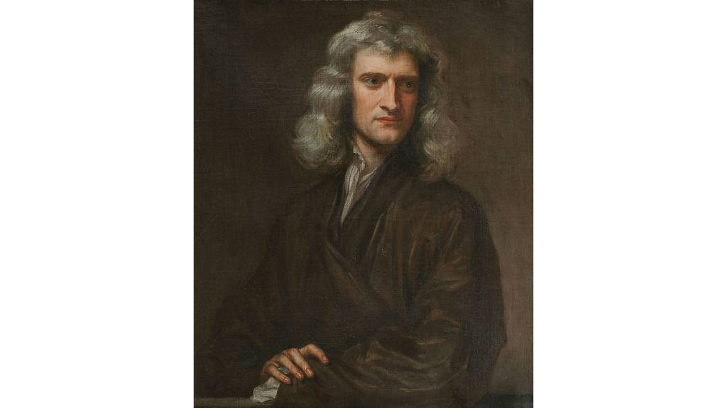 Готфрид Кнеллер. Портрет Исаака Ньютона, 1689