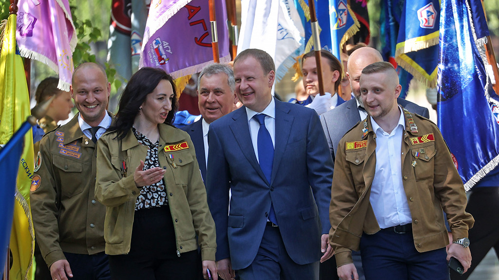 Студотряды Алтайского края открыли трудовой семестр Фото №2