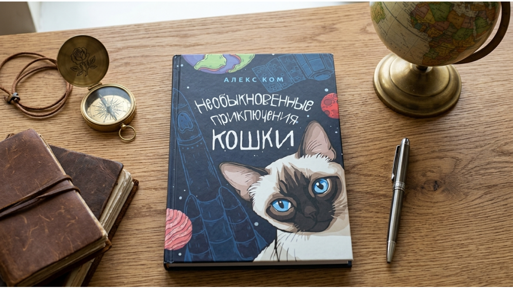 Российский инженер написал книгу о приключениях кошки и стал детским героем Фото №1