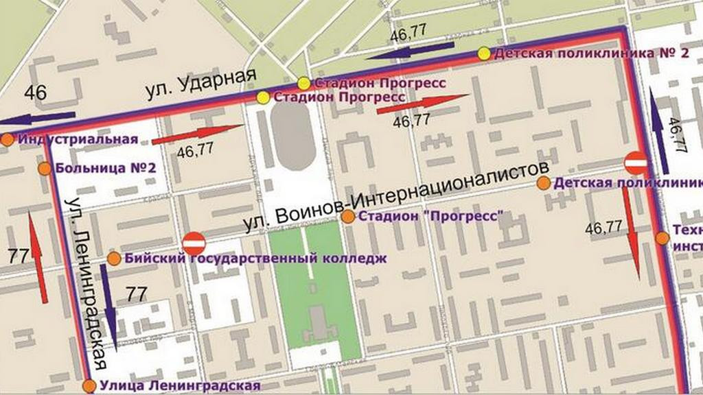 Карта: Бийскгортранс фото
